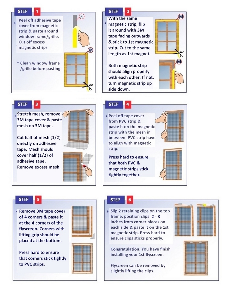 Magnetic Flyscreen - How To Install / Installation Guide